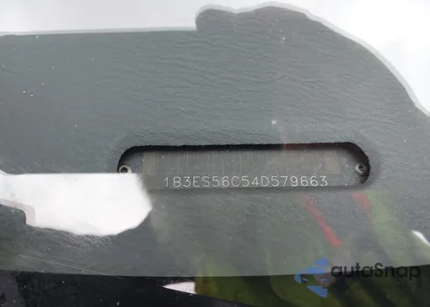 2004 Dodge Neon Sxt из США, поврежденный, VIN 1B3ES56C54D579663